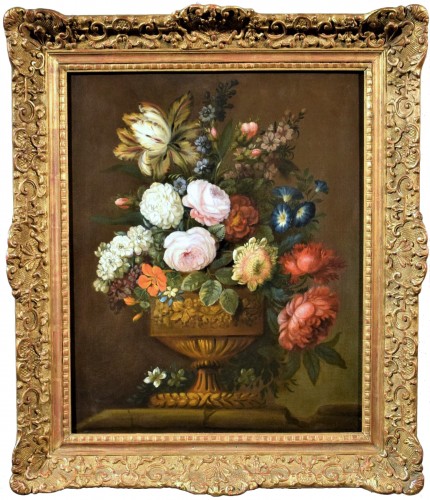 "Still Life of Flowers"  Jean-Louis Prevost (1760 - 1810)